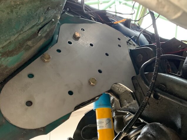 Vestärkungsbleche Lenkung Alfa Romeo Typ 105/115 von Alfa-Zentrale
