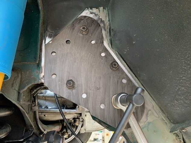 Vestärkungsbleche Lenkung Alfa Romeo Typ 105/115 von Alfa-Zentrale