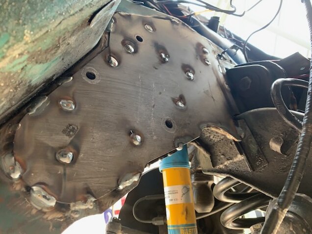 Vestärkungsbleche Lenkung Alfa Romeo Typ 105/115 von Alfa-Zentrale