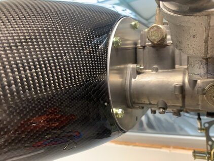 Airbox 1. Serie in Kohlefaser von Alfa-Zentrale